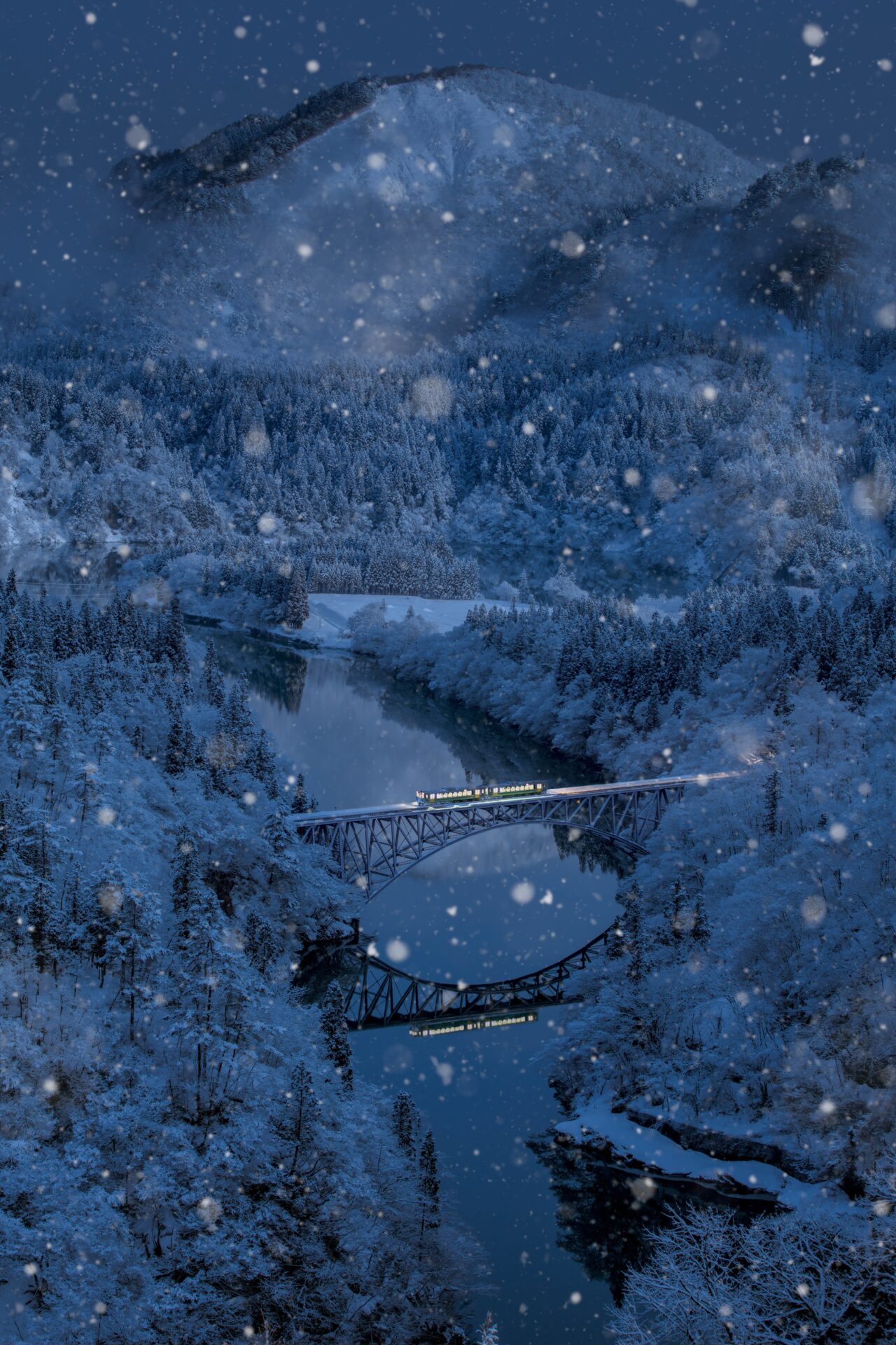 Tadami Line Before Dawn